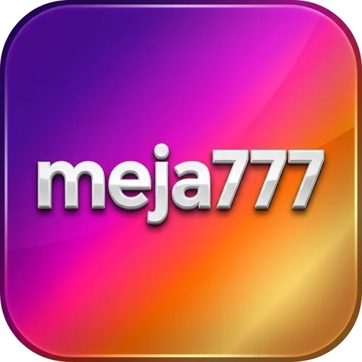 meja777 Logo - Resmi